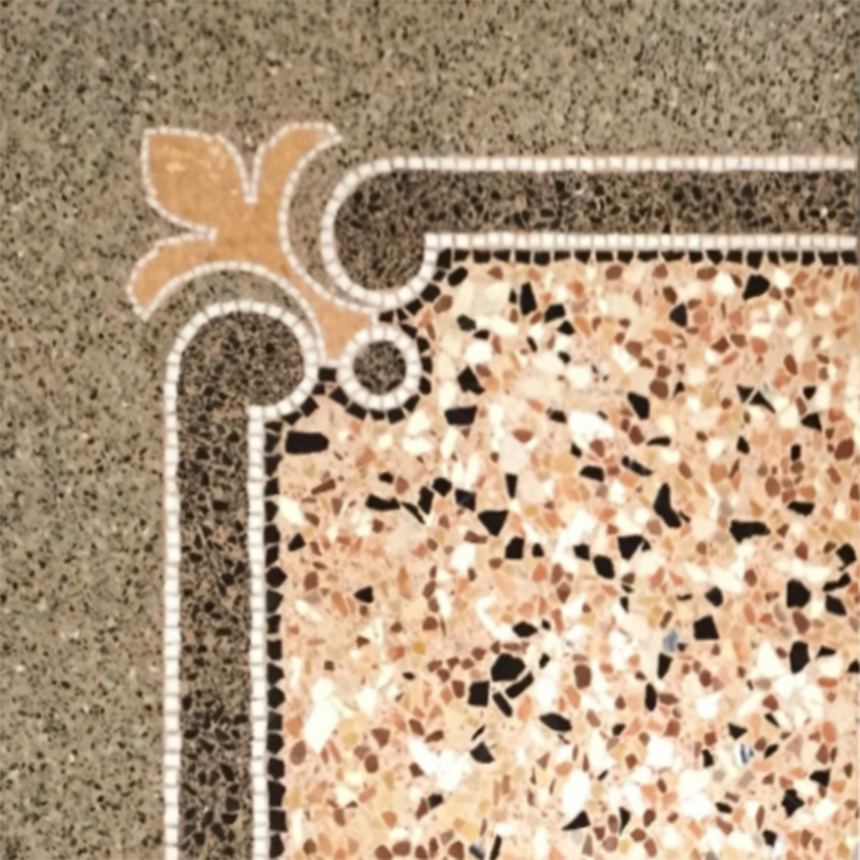 Herstellung von Terrazzo, Foto 2