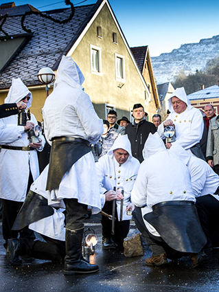 Bergmannsbrauchtum Eisenerzer Bergmannstanz