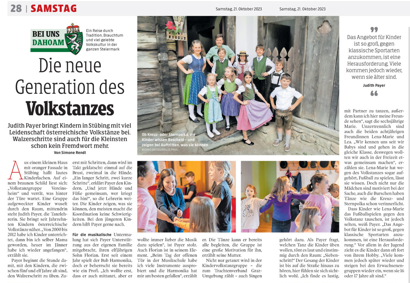 Beitrag "Bei uns dahaom": Die neue Generation des Volkstanzes