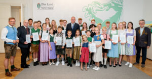Empfang für junge Harmonikatalente